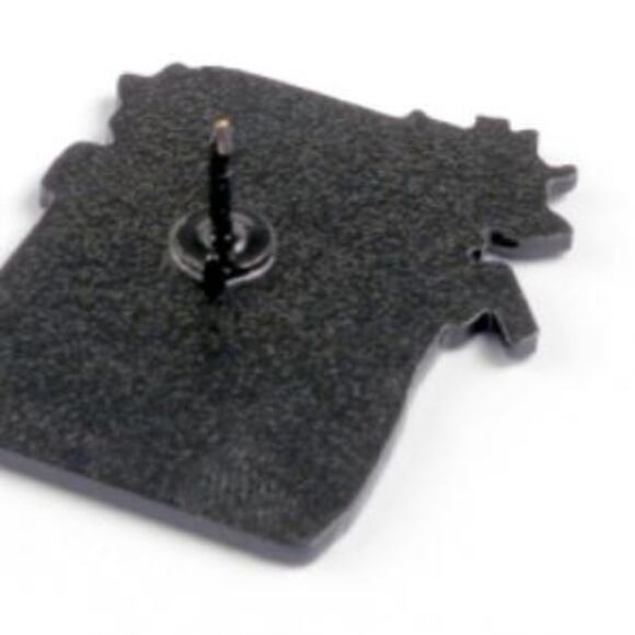 Blue Jane Canning Jar Pin Brooch - Picture 3 of 3